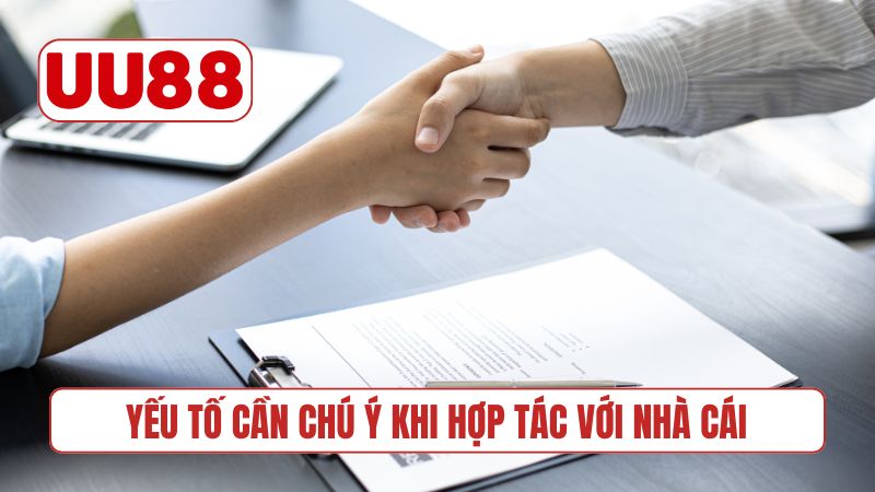 Yếu tố quan trọng cần chú ý khi hợp tác với nhà cái